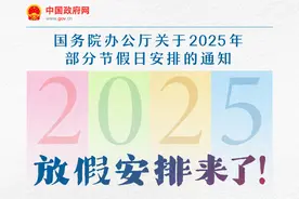 2025年哪天放假、怎么调休？一图看懂图片