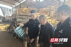 桃江县森林公安局开展森林防火宣传图片