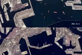 卫星直击洛杉矶港口拥堵，美国供应链出啥大问题了？图片