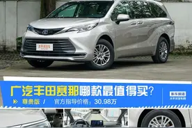广汽丰田赛那哪款最值得买？首推尊贵版图片