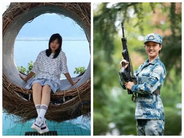飒漫画破解版永久VIP苹果版（又甜又飒看看这些00后女兵入伍前VS入伍后）