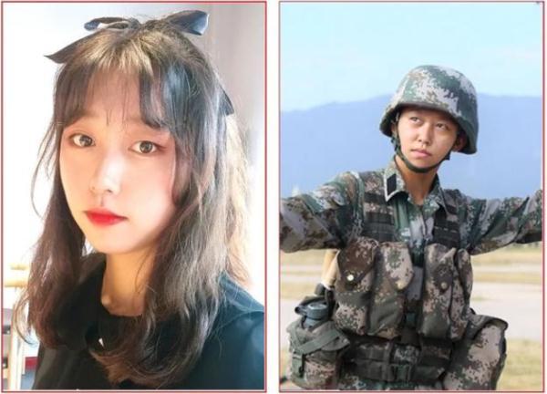 又甜又飒！看看这些“00后”女兵入伍前VS入伍后