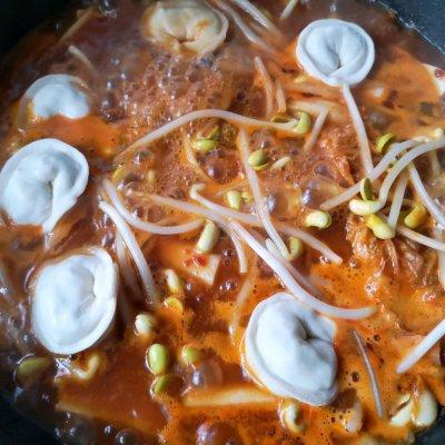 十分钟快手菜韩式部队火锅#精致一人食#，比外卖强