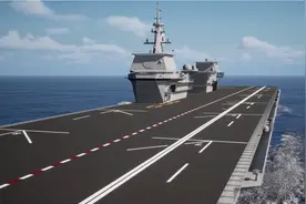 韩国海军发布其未来航母效果图显决心，韩媒：反对者称它是“漂浮棺材”图片