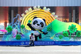 纽仕兰“低碳生态 全程溯源”青草草饲纯牛奶亮相第四届进博会图片