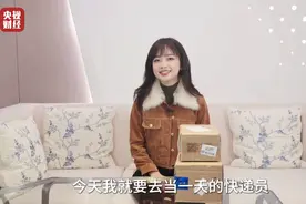 王冰冰当快递员遭遇闭门羹，完成一天的工作后感叹：当快递员真的是个体力活图片