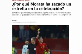 暖心！莫拉塔进球后举星星庆祝，鼓励马拉加一位患病儿童图片