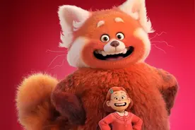 皮克斯动画长片首次设华人主角，一发怒就变小熊猫图片