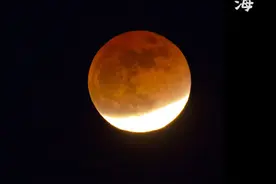 养眼！月偏食高清图集来了图片