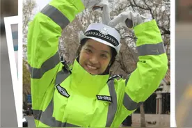 天津一警花温柔喊话，火爆全网！网友：下次记得叫姐姐图片