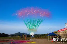 “新花”怒放！湘赣边百款花炮新品打擂台争奇斗艳图片