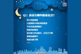 熬夜会造成神经衰弱，别再熬夜了图片