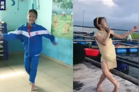 广东10岁女孩跳舞视频火了！看她跳舞，太治愈图片