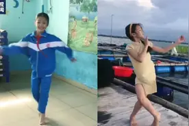 广东10岁女孩跳舞视频火了！看她跳舞，太治愈图片