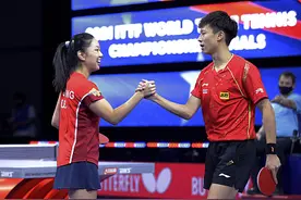 林高远/张安晋级混双4强，美国队62年后再获世乒赛奖牌图片