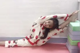 这个小姑娘火了！看她跳舞，太治愈图片