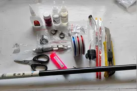 「DIY」手竿改矶钓竿制作过程，跟着大师一起来学习图片