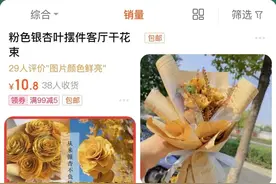 银杏叶“变脸”后成新宠，价格还不便宜…图片