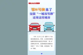 鄂W号牌来了！全国“一城双号牌”还有这些城市｜一图看懂图片