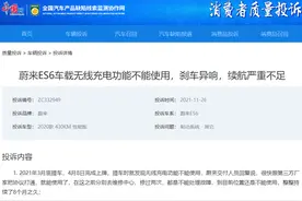 蔚来ES6投诉不断 销量“过山车”图片