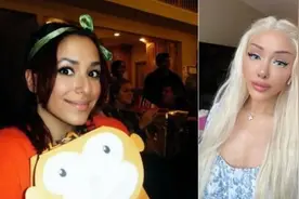 美国21岁女孩曾热衷变身“洋娃娃”如今崇尚自然美图片