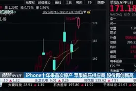 iPhone十年来首次停产 苹果施压供应商 股价再创新高视频封面