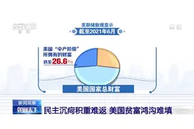 美国1%的富人拥有27%国家财富 民主沉疴积重难返 贫富鸿沟难填图片