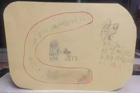 在前线抗击疫情的她 看到女儿的画泪目了图片