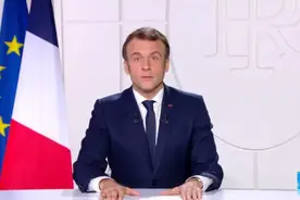 马克龙美了：法兰西万岁图片