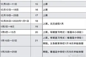 深圳普通中小学2022寒假时间表出炉：2月14日开学图片