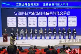 安徽：150余项科技成果科技大市场成功交易图片