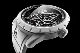 ROGER DUBUIS罗杰杜彼 王者系列星际镂空腕表-纯白色的时计艺术杰作图片