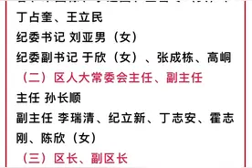 天津16区新一届领导班子名单！图片