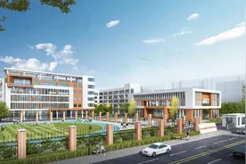 武汉洪山实验外国语中学明年9月投入使用图片