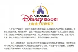 上海迪士尼一实习生违规倒卖商品被终止合同图片