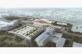 京唐城际唐山西站预计2022年8月15日交付使用图片