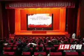 益阳高新区集中学习党的十九届六中全会精神图片