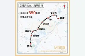 全长176公里，京港高铁安庆至九江段今天开通图片