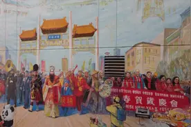 他的作品成为了温哥华唐人街的“网红打卡地”图片