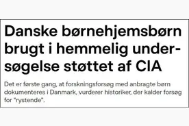 涉311名儿童！CIA资助秘密人体实验，细节曝光图片