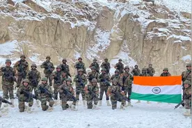 印军“找补”，也来加勒万河谷“亮旗”图片