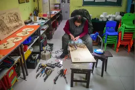 火为墨，木为纸！烙铁作画，妙笔生花图片