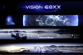 梅赛德斯-奔驰超1000公里续航电动概念车全球首发 康松林：VISION EQXX是公司有史以来能效最优车型图片