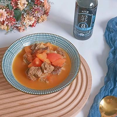 西红柿牛腩汤的风味,只做给最爱的人