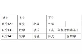 2022年湖南高中学业水平考试安排来了！6月12日开考图片