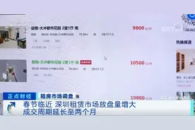 租赁市场惨淡！深圳房东主动减租 整体租金水平两年降幅超10%图片