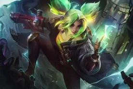 《英雄联盟》新英雄泽丽皮肤原画 建模公布 炫彩波比图片