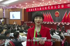青浦区第六届人民代表大会第一次会议开幕 杨小菁作政府工作报告视频封面