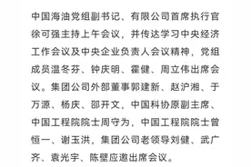 「消息」中国海油集团副总经理、党组成员陈壁退休图片