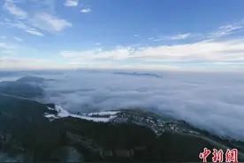 贵州水城：冬日云海美如画图片